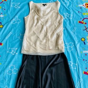 Sequin top. Perfect for a formal part or a night with the girls.